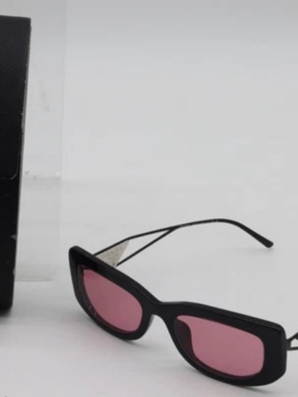 Prada PR 14YS Black/Pink 1AB30L Sunglasses